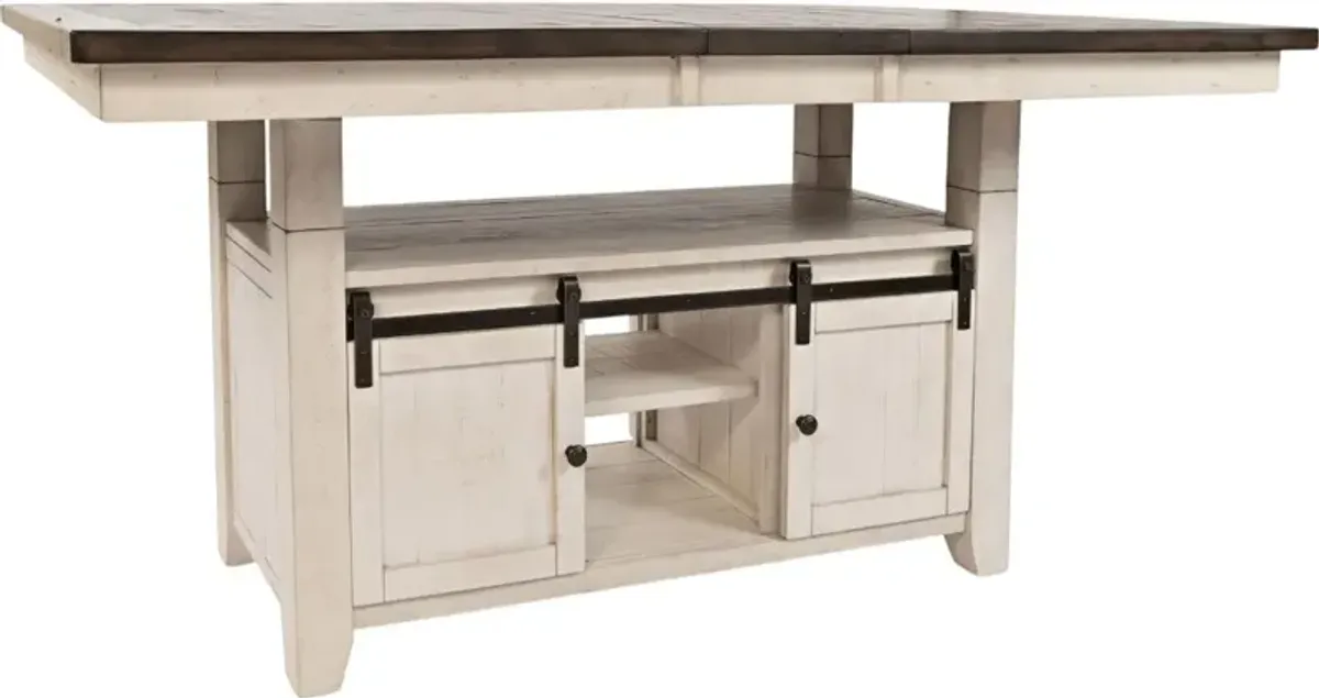 Jofran Inc. Madison County White High/Low Dining Table