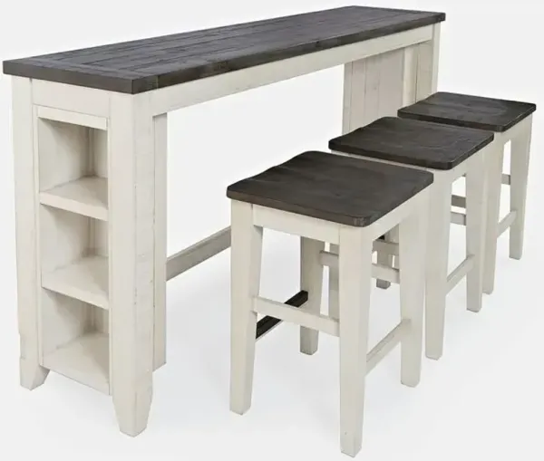 Jofran Inc. Madison County White 4-Piece Sofa Console Set