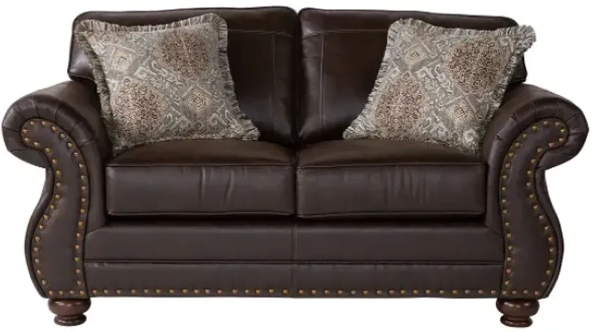Hughes FurnitureÂ® Ridgeline Brownie Loveseat