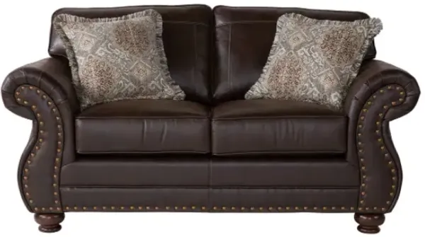 Hughes FurnitureÂ® Ridgeline Brownie Loveseat