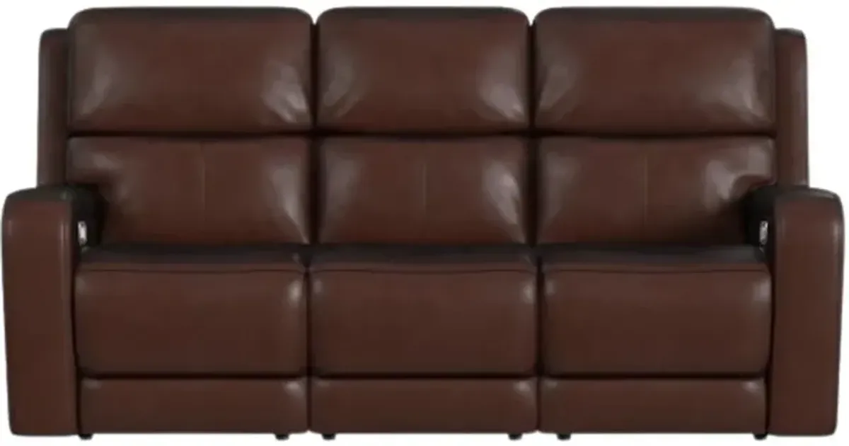 FlexsteelÂ® Oasis Truffle Power Reclining Sofa