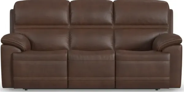 FlexsteelÂ® Jackson Whiskey Power Reclining Sofa with Power Headrests