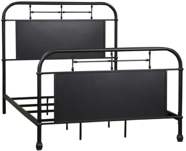 Liberty Furniture Vintage Black Full Metal Rod Bed