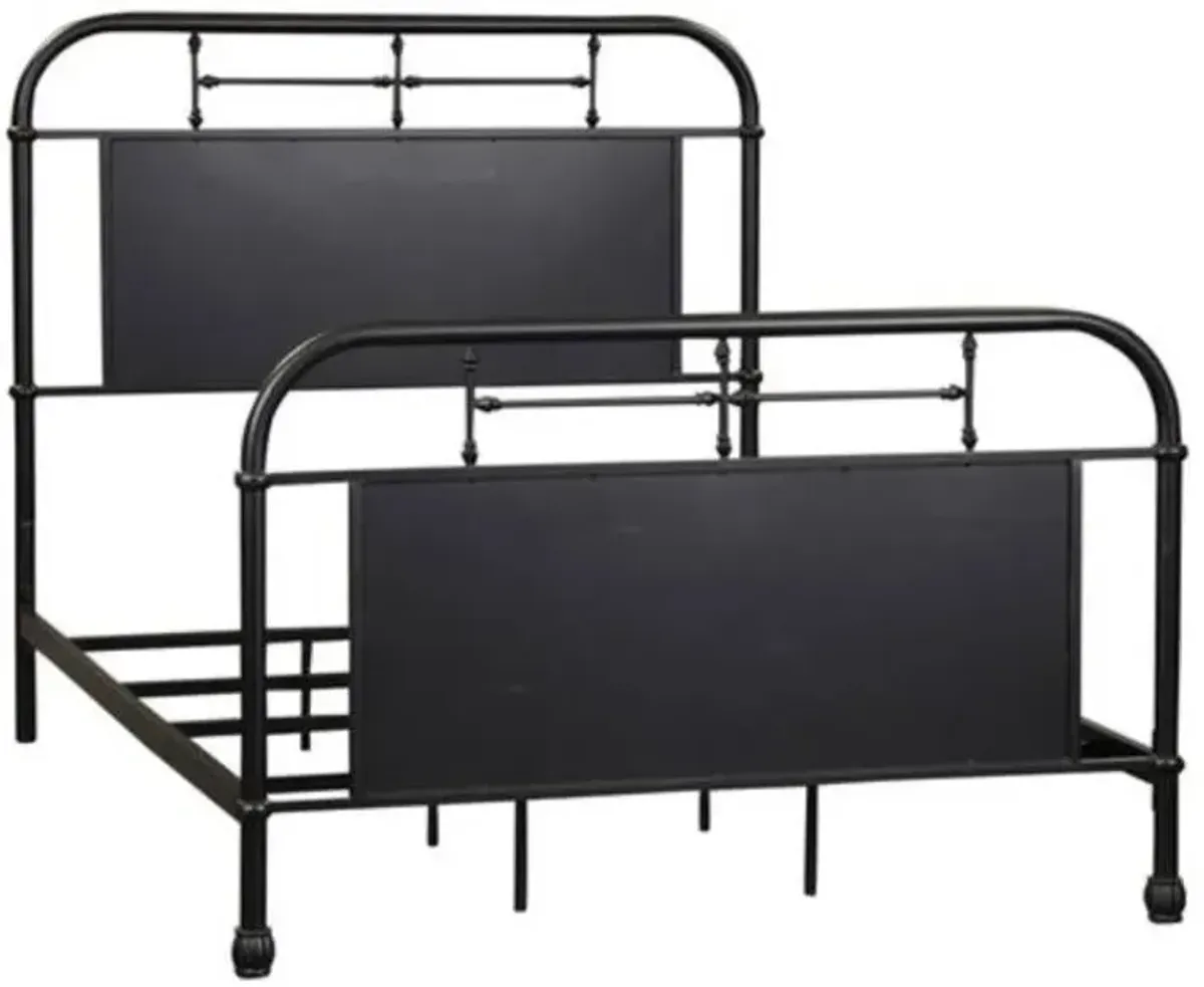 Liberty Furniture Vintage Black Youth Bedroom Full Metal Bed