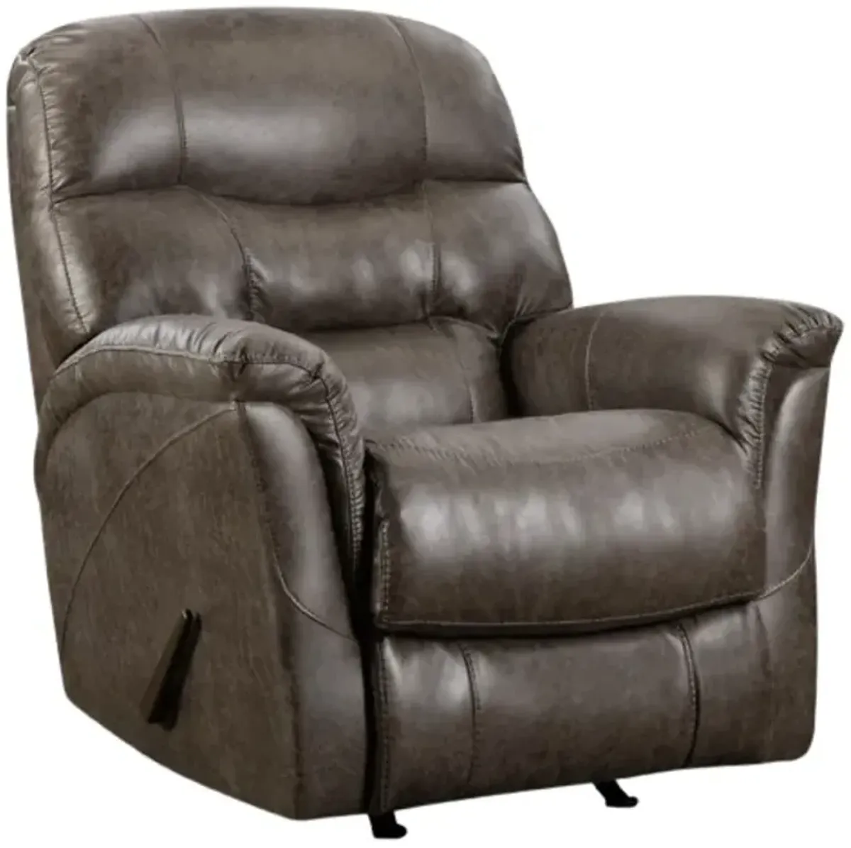 HomeStretch Sierra Charcoal Manual Rocker Recliner