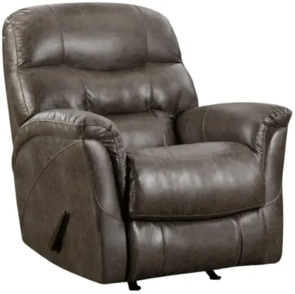 HomeStretch Sierra Charcoal Manual Rocker Recliner