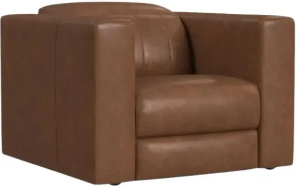 FlexsteelÂ® Austin Chestnut Power Recliner with Power Headrest