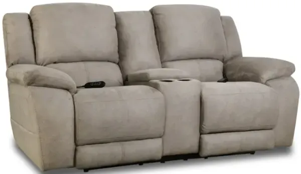 HomeStretch Explorer Nickel Power Reclining Loveseat