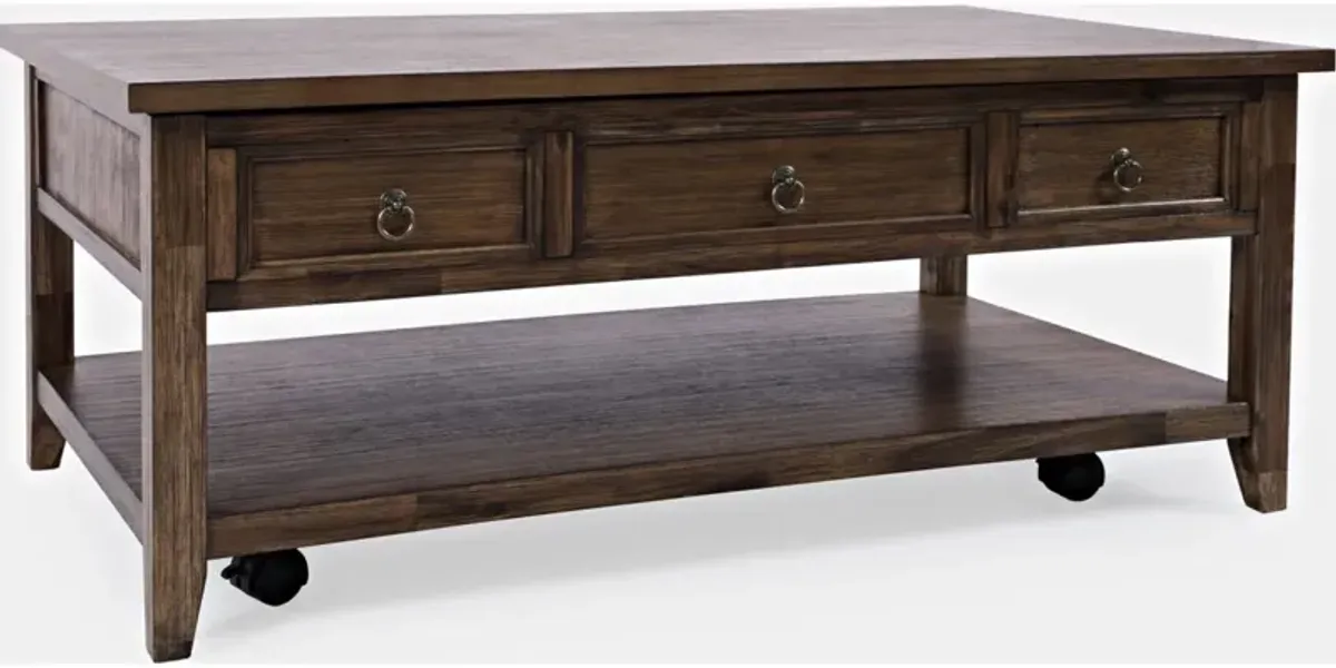 Jofran Inc. Bakersfield Brown Lift Top Cocktail Table