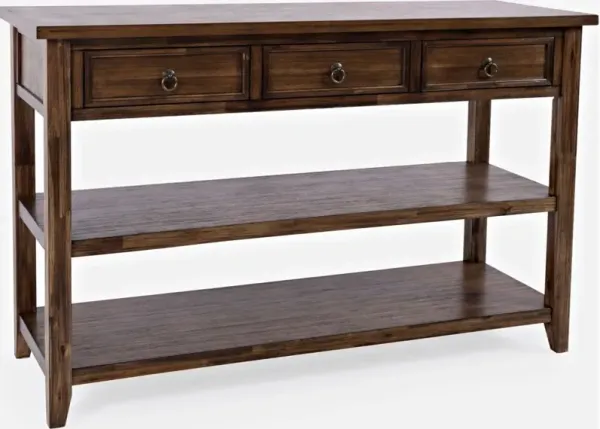 Jofran Inc. Bakersfield Brown Sofa Table