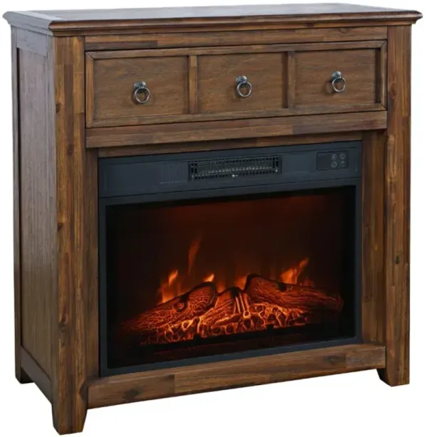 Jofran Inc. Bakersfield Brown 32" Fireplace Media Console