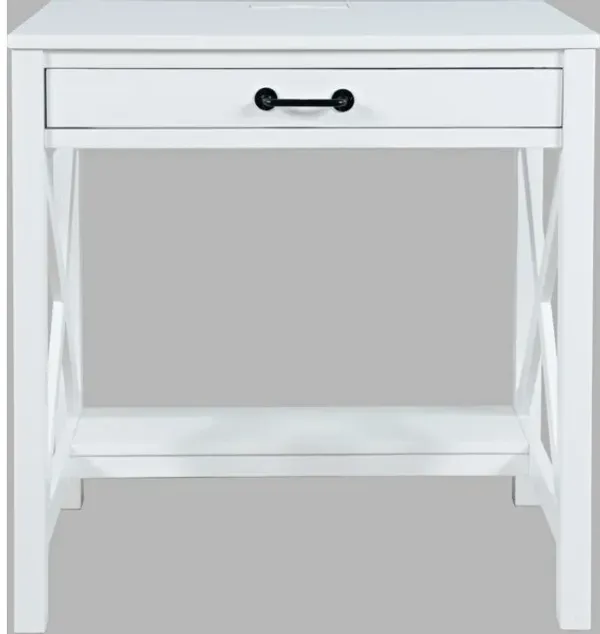 Jofran Inc. Hobson White Power Desk