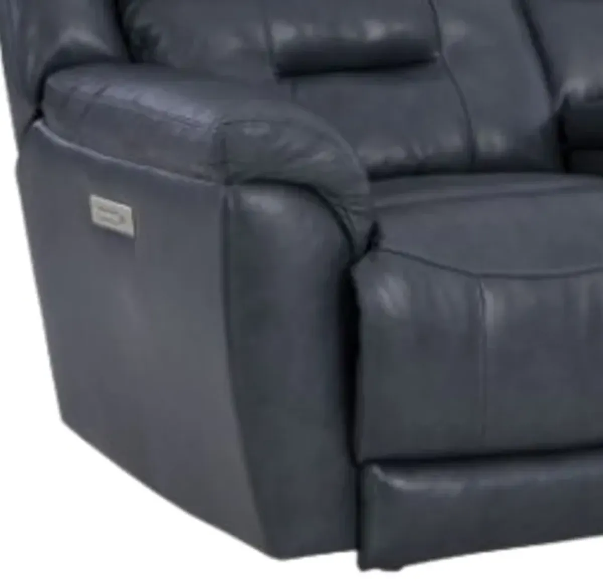 HomeStretch Contender Midnight Power Reclining Loveseat