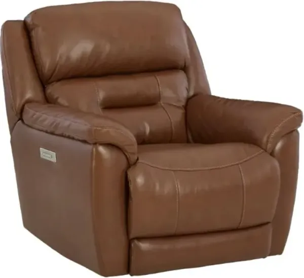 HomeStretch Contender Saddle Power Recliner with Power Headrest and Lumbar