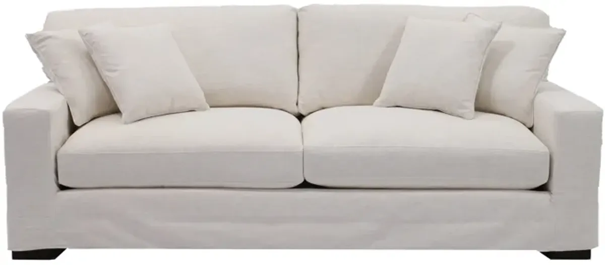 SynergyÂ® 2043 Snow Slipcover Sofa