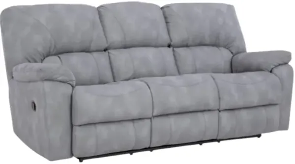 HomeStretch Rhino Gray Manual Reclining Sofa
