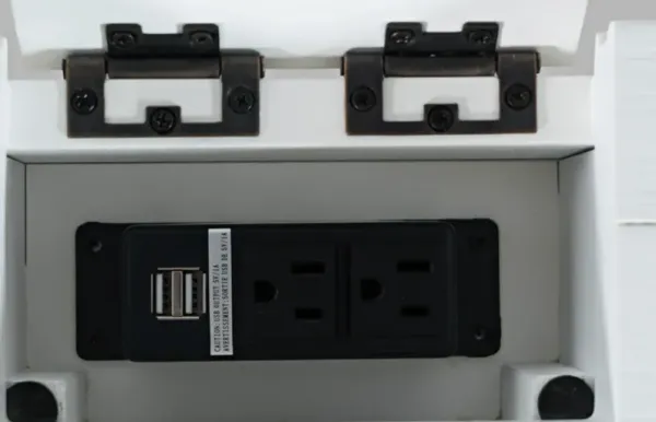 Jofran Inc. Gramercy Blanc Power Desk