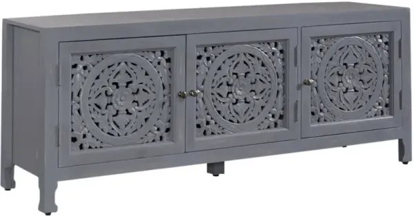 Liberty Furniture Marisol Soft Wash Gray Accent TV Stand