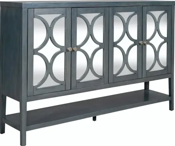 Liberty Furniture Circle View Blue Dusk Accent Cabinet