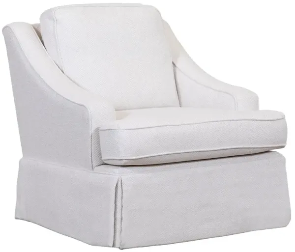 Best Home FurnishingsÂ® Ayla Simply White Swivel Glider
