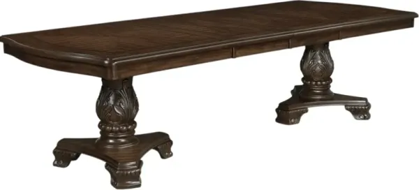 Crown Mark Kiera 7-Piece Coffee Brown Dining Set