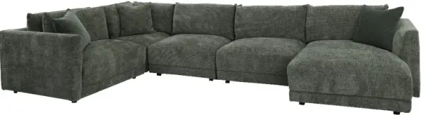 SynergyÂ® 2181 Forest 5 Piece Sectional