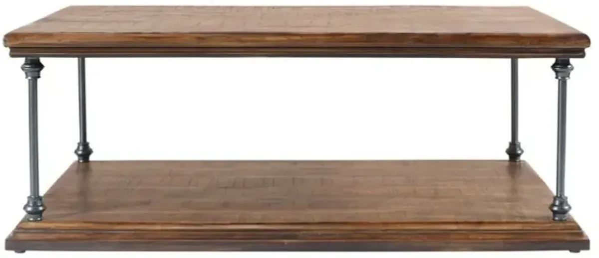 Jofran Inc. Larson Brown Rectangular Cocktail Table