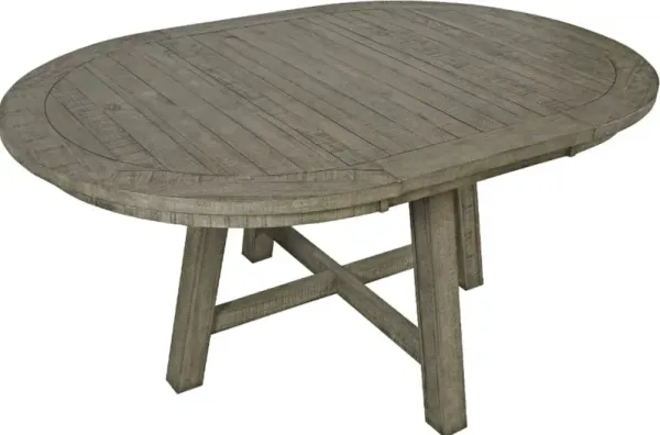 Jofran Inc. Telluride Brown Round-to-Oval Extension Counter Table