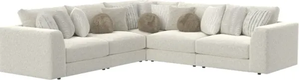 Jackson Furniture Ritzy 5-Piece Bone Sectional