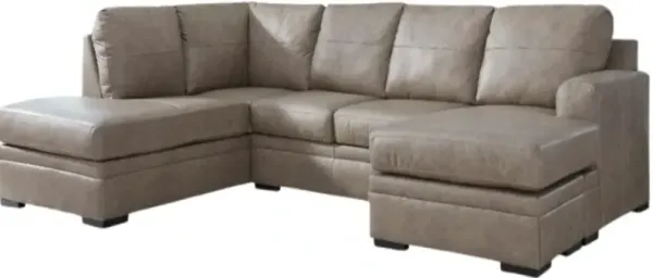 Signature Design by AshleyÂ® Amuleto 2-Piece Desert Left-Arm Facing Sectional and Chaise