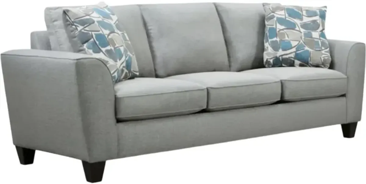 Style Line Petunia Cobble Silver Sofa