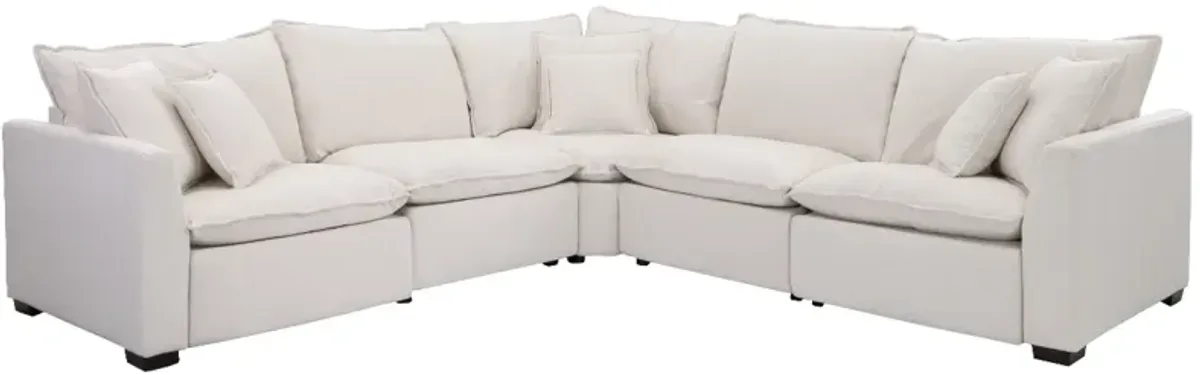 SynergyÂ® 2354 Zeus Pearl 5 Piece Power Reclining Sectional