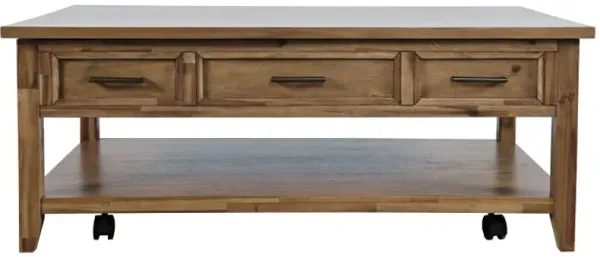Jofran Inc. Claremont Light Brown Coffee Table with Lift Top