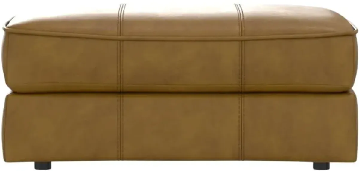 Jackson Furniture Corvara Caramel Leather Ottoman