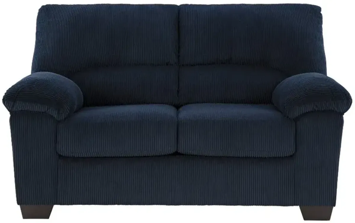 Signature Design by AshleyÂ® SimpleJoy Navy Loveseat