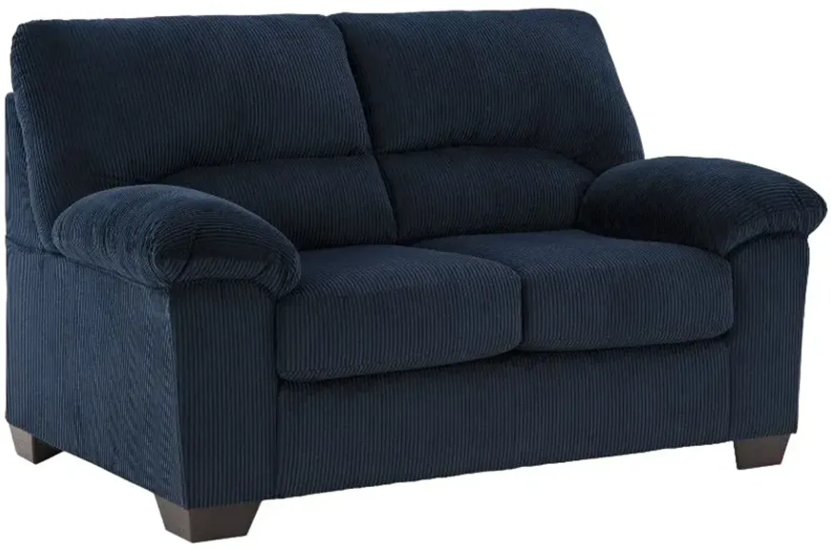 Signature Design by AshleyÂ® SimpleJoy Navy Loveseat