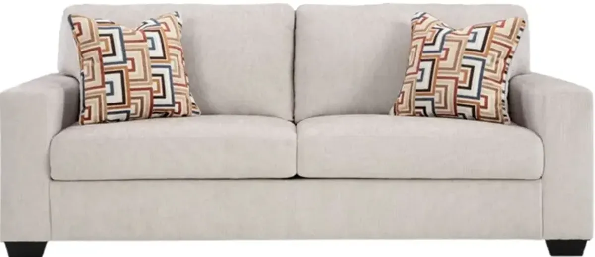 Signature Design by AshleyÂ® Aviemore Stone Queen Sofa Sleeper