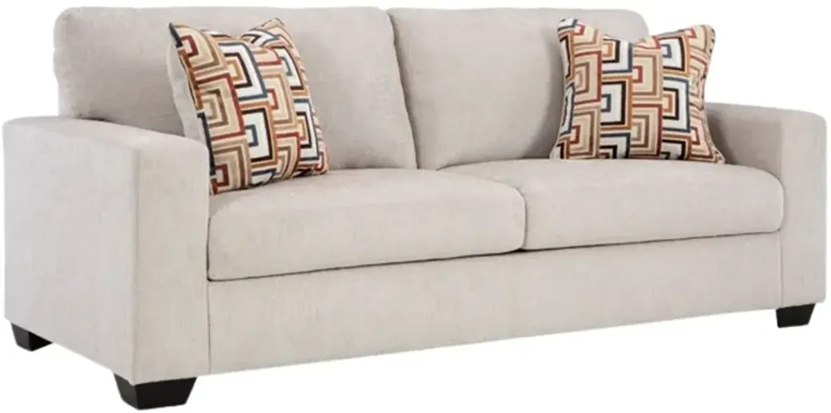 Signature Design by AshleyÂ® Aviemore Stone Queen Sofa Sleeper