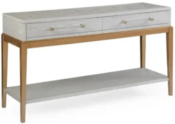 Bassett Mirror Perrine Soft Graphite Console