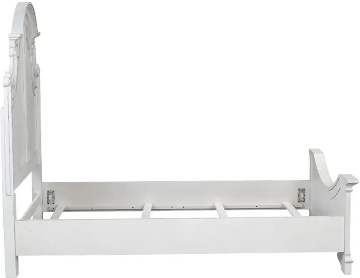 Liberty Furniture Magnolia Manor Antique White California King Panel Bed