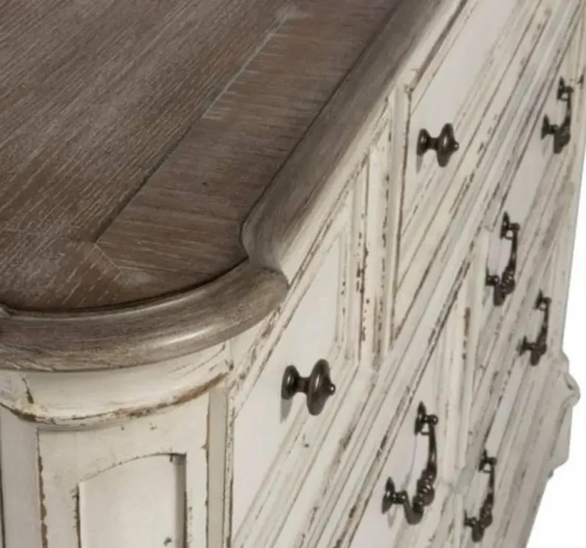 Liberty Furniture Magnolia Manor Antique White Dresser