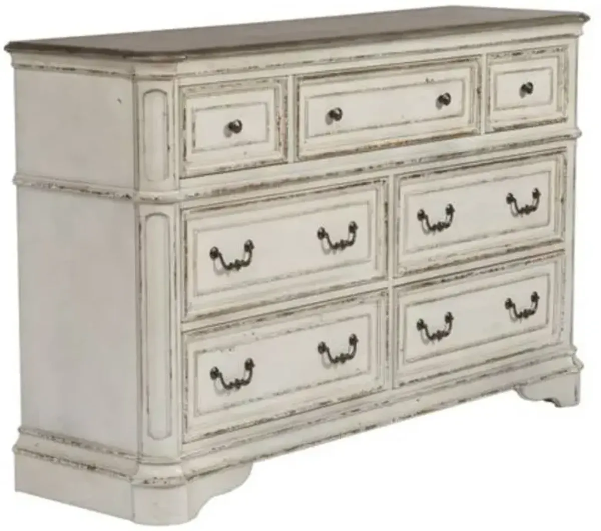 Liberty Furniture Magnolia Manor Antique White Dresser