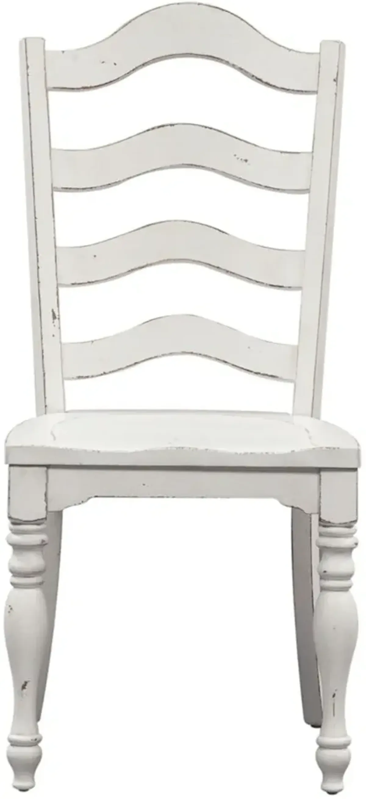 Liberty Furniture Magnolia Manor Antique White Ladder Back Side Chair