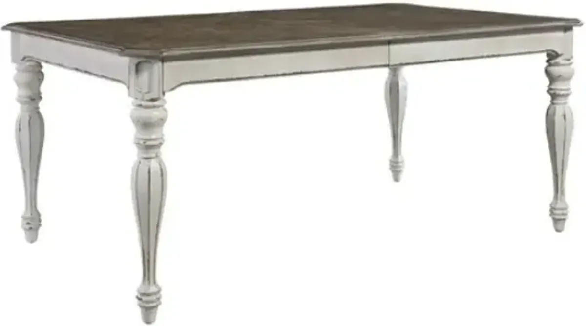 Liberty Furniture Magnolia Manor 7-Piece Antique White Rectangular Table Set