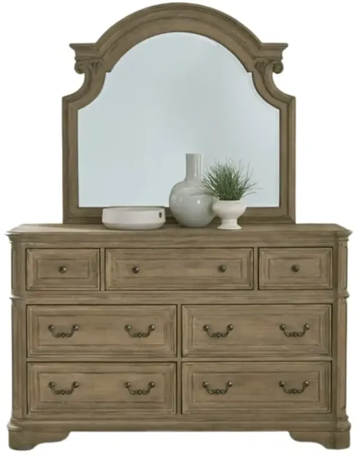 Liberty Furniture Magnolia Manor Weathered Bisque Dresser