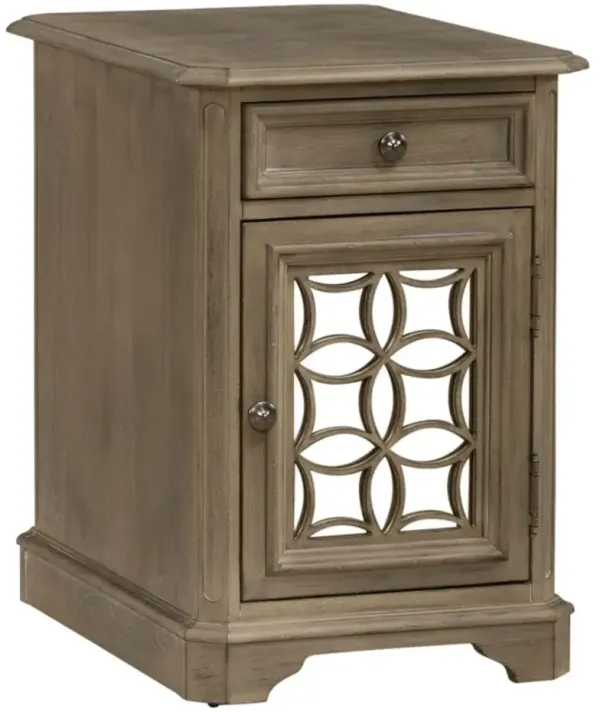 Liberty Furniture Magnolia Manor Weathered Bisque Side Table