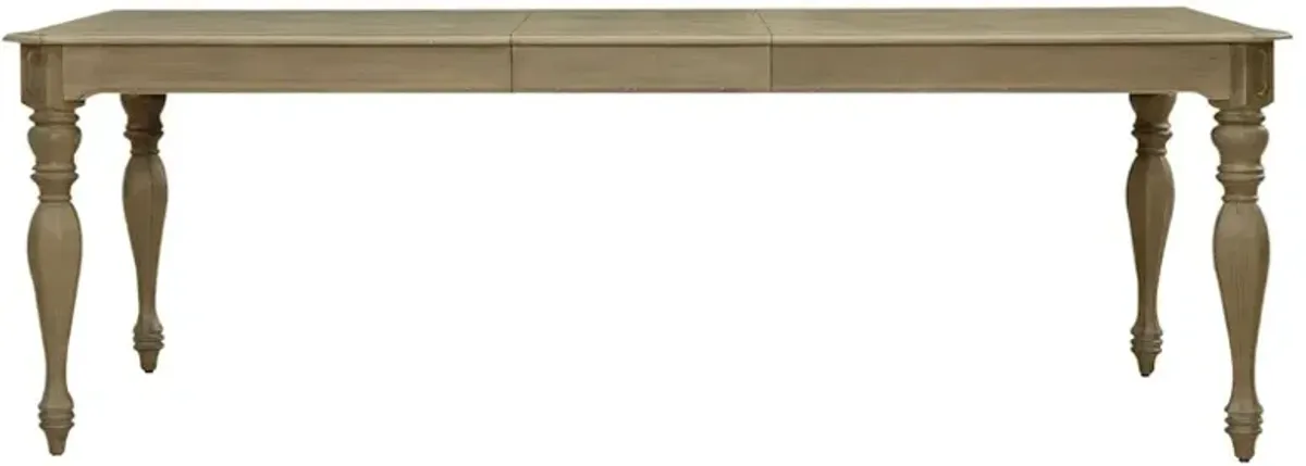 Liberty Furniture Magnolia Manor Weathered Bisque Rectangular Leg Table