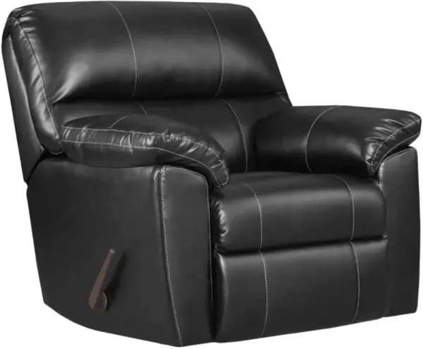 Affordable Furniture Austin Black Manual Recliner