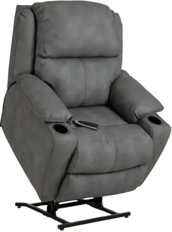 HomeStretch Stellar Gray Power Lift Chair