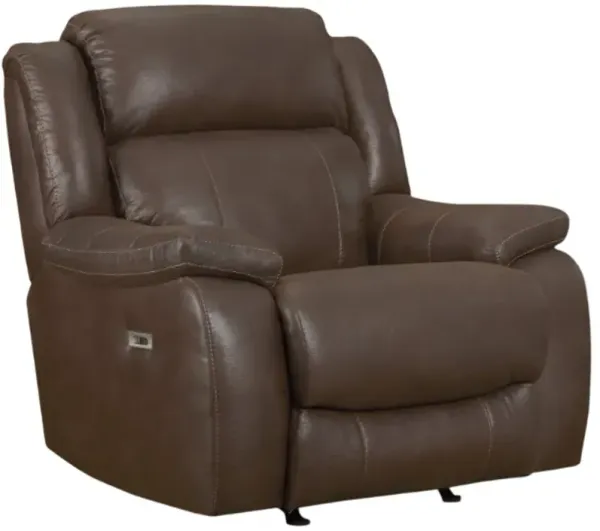 HomeStretch Rubix Espresso Power Rocker Recliner